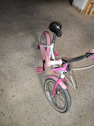 Bicicleta infantil rosa