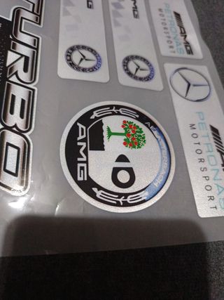 Pegatinas vinilo AMG y Mercedes Benz