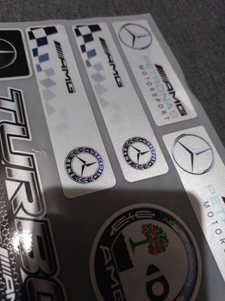 Pegatinas vinilo AMG y Mercedes Benz