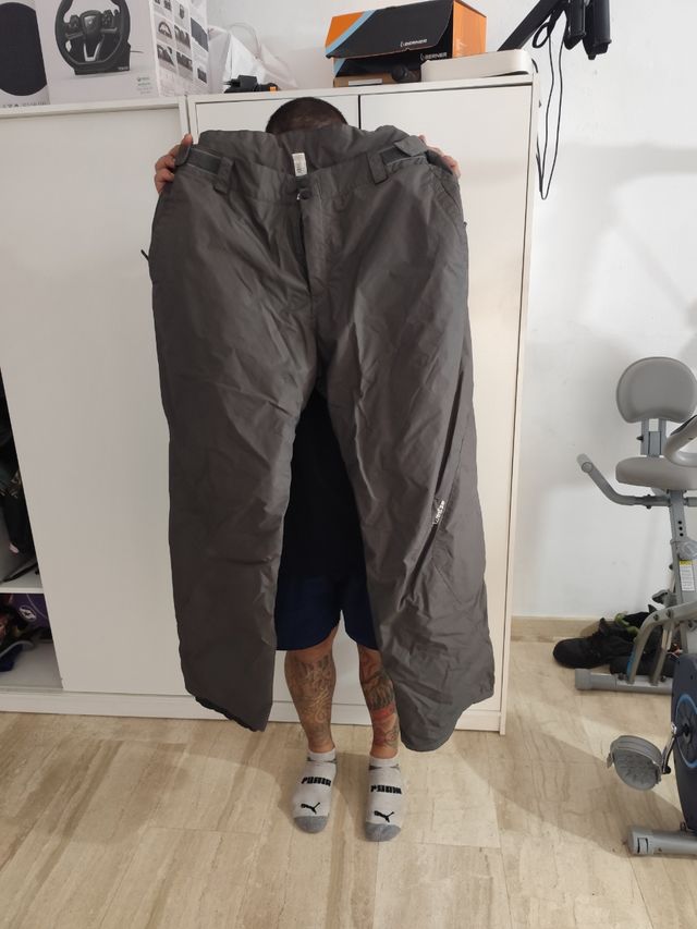 Pantalón de nieve gris