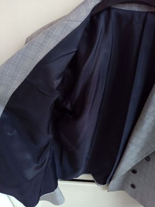 Miroglio 1990s Giacca Vintage grigio pied-de-poule