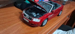 Audi A4 Cabriolet 1:18 Motor Max Rojo