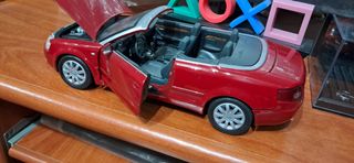 Audi A4 Cabriolet 1:18 Motor Max Rojo