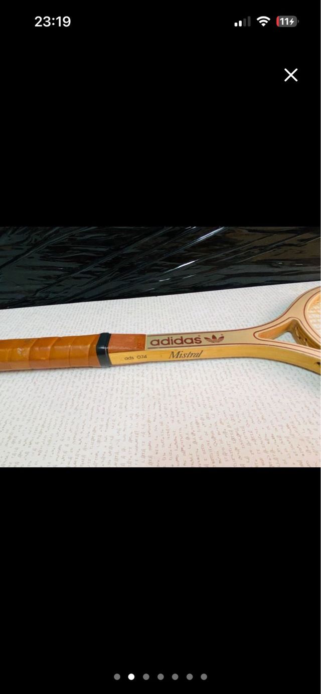 Raqueta madera Adidas Mistral ads 074 Graphite