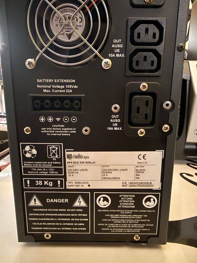 Riello UPS DLD 330 – SAI Profesional 3300VA/2300w