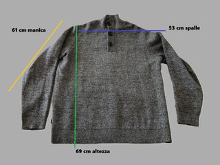 Superdry Maglia Serafino Uomo Grigio L