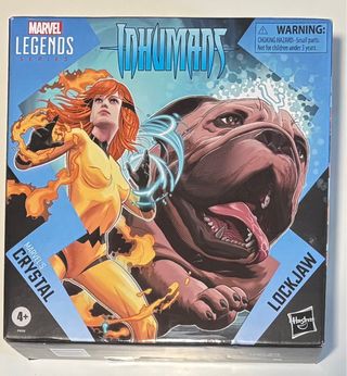 Figuras Marvel Legends Crystal & Lockjaw Inhumans