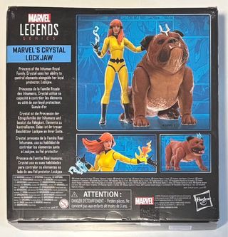 Figuras Marvel Legends Crystal & Lockjaw Inhumans