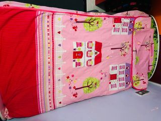 Saco nórdico infantil con estampado de casas
