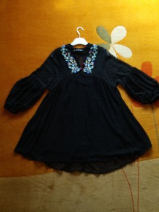 Vestido boho bordado