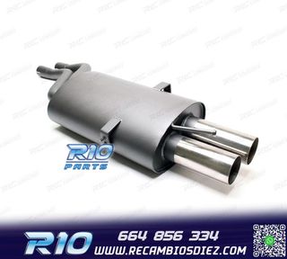 SILENCIOSO ESCAPE PARA BMW SERIE 3 E46 2000- x2