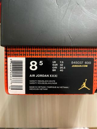 Jordan 31 Chicago Rosse Bianche