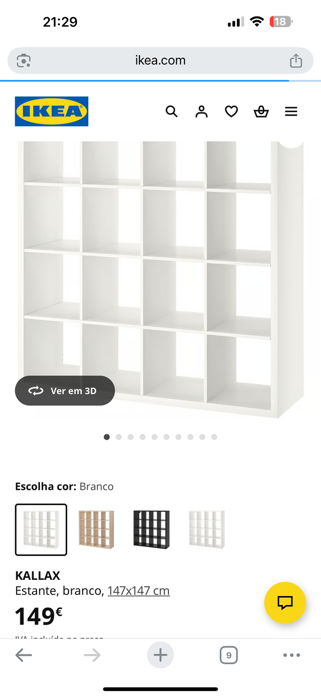 Móvel Modular Branco Madeira
