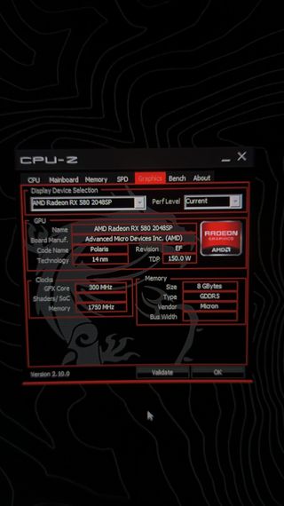 Tarjeta Gráfica MSI RX 580 2048SP