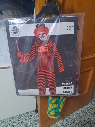 Disfraz Payaso Diabólico carcel