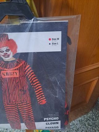 Disfraz Payaso Diabólico carcel