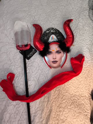 Kit Diabla Halloween - Cuernos y Varita