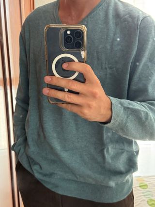 Jersey massimo dutti y pantalón Pedro del hierro 