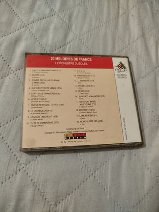 CD melodies de France - L'orchestre du Soleil 