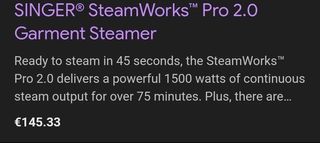 Plancha Singer Steamworks Pro