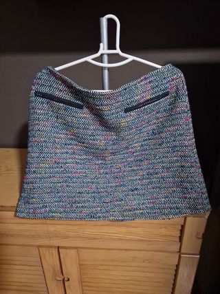 Blusa sin mangas y Falda Talla L