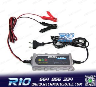 CARGADOR DE BATERIA COCHE MOTO BARCO 12V