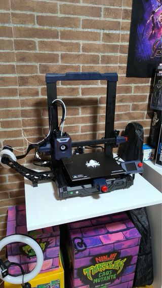 Impresora 3D Anycubic Negra y Azul