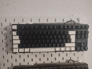 Teclado Mars Gaming Negro y Blanco