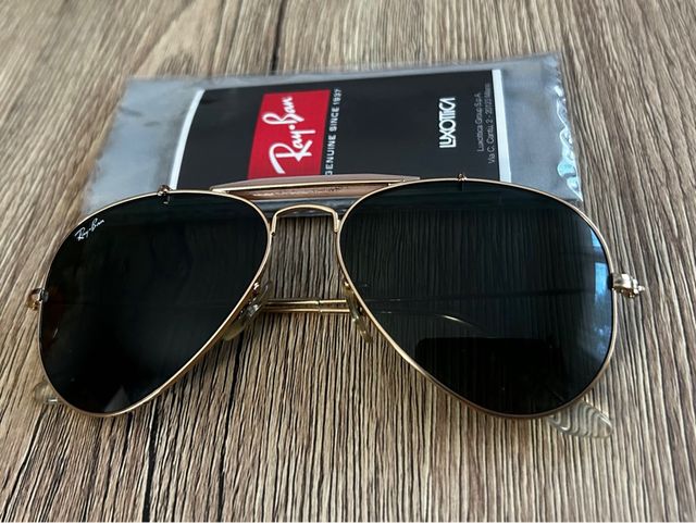 Gafas de sol Ray-Ban Aviator Doradas Negras