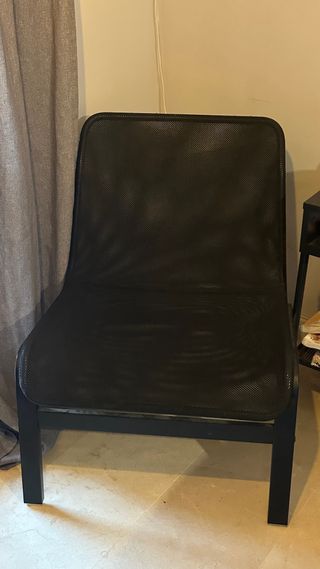 Sillón Ikea Negro Metálico