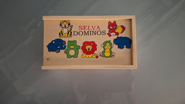 Domino Selva Animales Madera