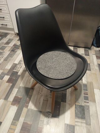 Sillas comedor negras