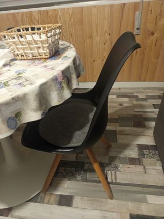 Sillas comedor negras