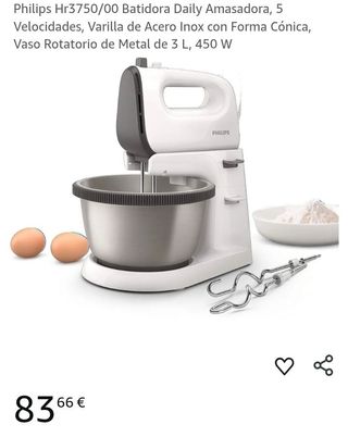 Philips Hr3750/00 Batidora Daily Amasadora