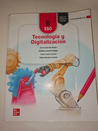 Libro de Tecnología 3° ESO. ISBN:978-84-486-2778-2
