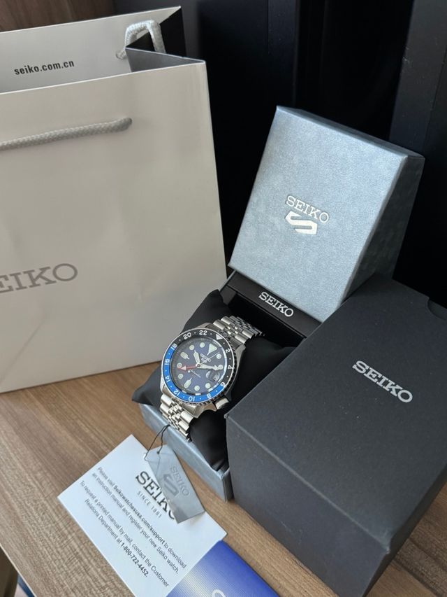 Seiko 5 Sports GMT Azul