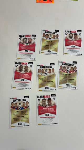 Colección Tarjetas Fútbol Flashback Anthology