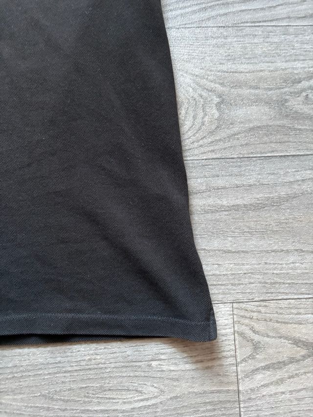 Polo Nero con colletto Taglia M