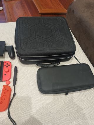 Nintendo Switch Azul y Rojo + Accesorios