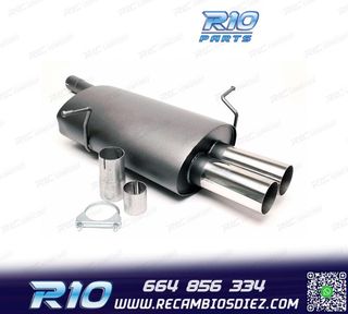 SILENCIOSO ESCAPE PARA BMW SERIE 3 E46 1998-2001 x2