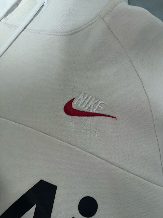 Sudadera Nike Air Blanca con Capucha