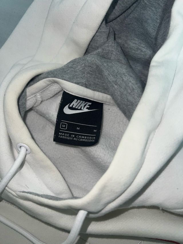 Sudadera Nike Air Blanca con Capucha