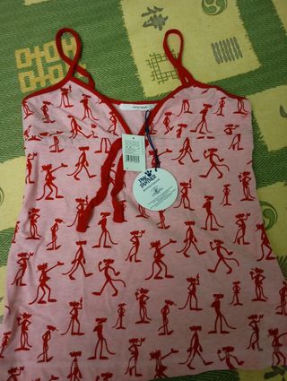 Pijama Verano Mujer Pink Panther Talla L