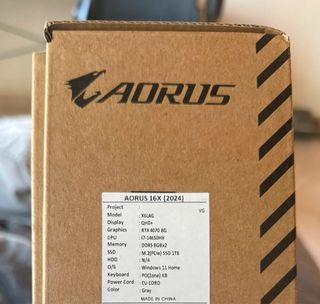 Portátil Gaming Aorus X16 2024
