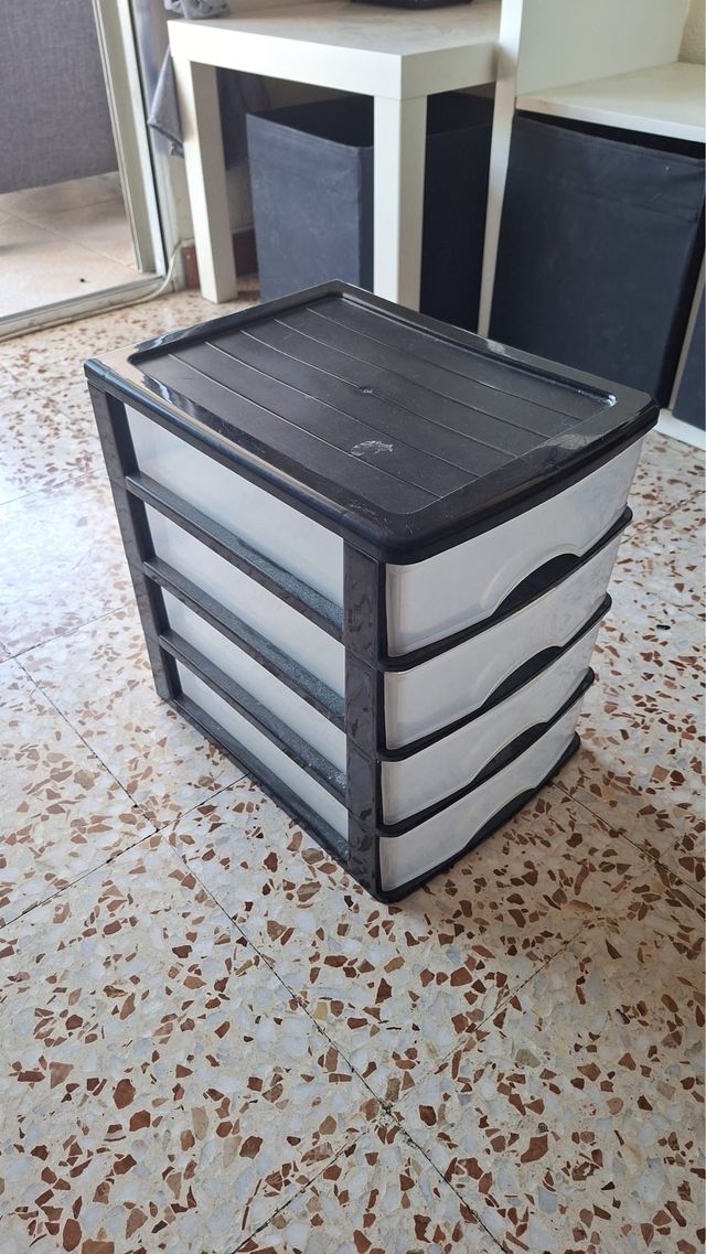 Cajonera de plástico 4 cajones