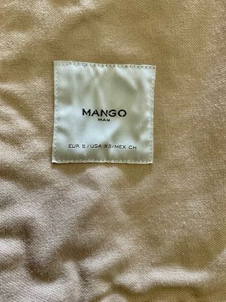 Chaqueta vaquera beige