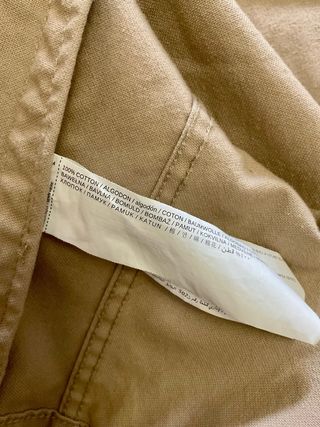 Chaqueta vaquera beige