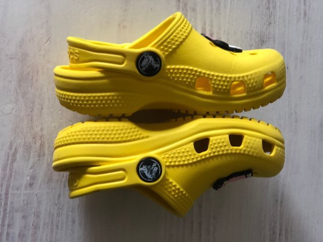 Crocs Infantiles Amarillos Talla 23/24