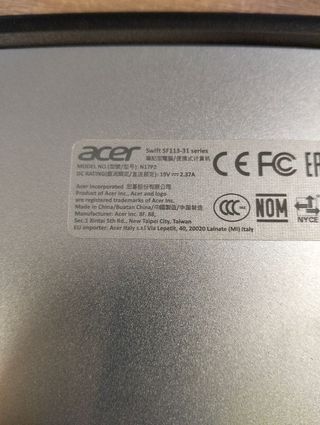 Acer Swift 1 SF113‑31‑C3P4 – 13,3″ FHD, 4GB, 128GB