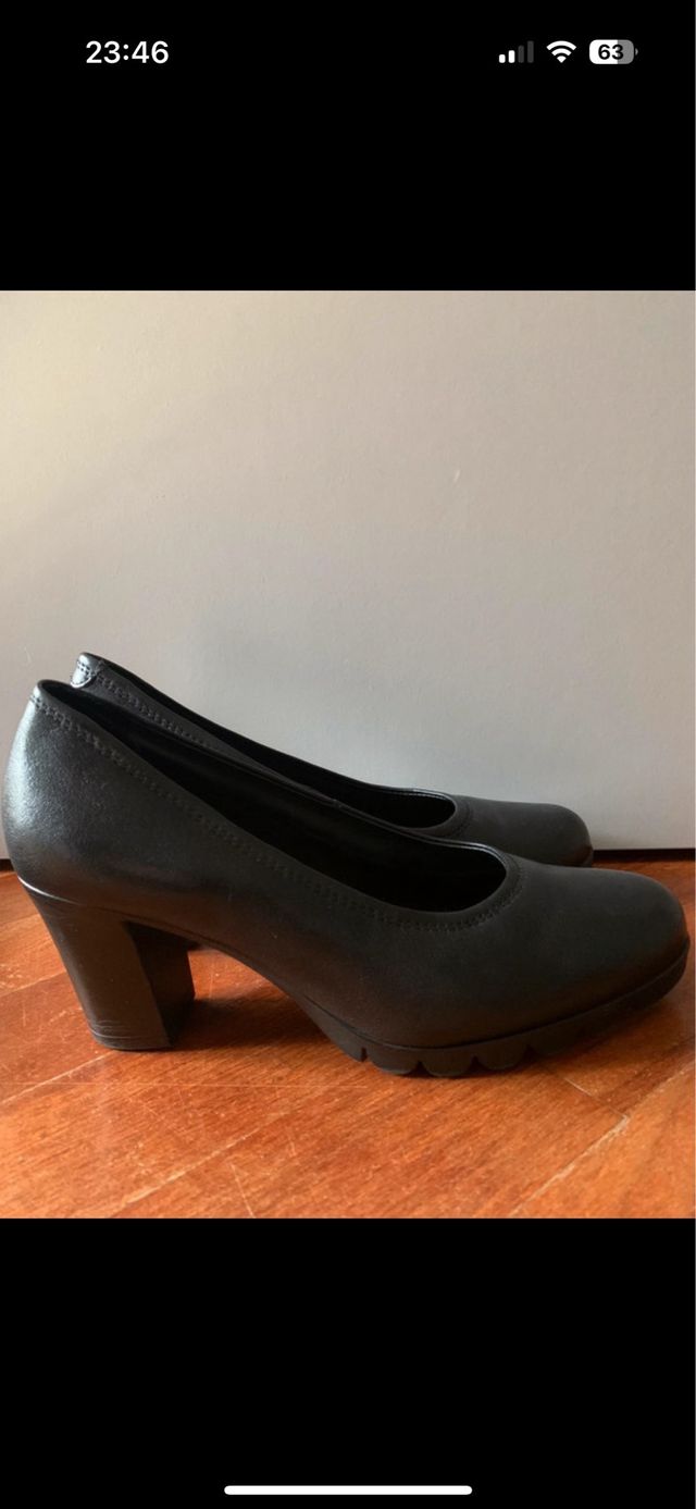 Décolleté vera pelle nere